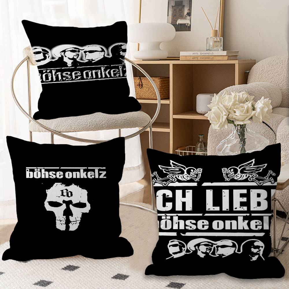 Home Textiles Germany - G-Germany B-Bohse O-Onkelz Kissenbezug, Polyester-Sofakissen, dekorative