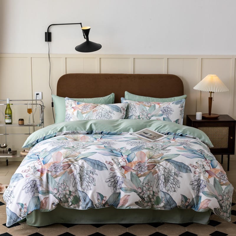 Home Textiles Premium - 100% ägyptischen Baumwolle Lebendige Tropical Blätter