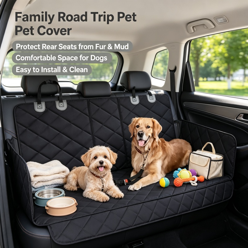 Mattress Protector Waterproof - Hunde-Autositzbezug, Reisematte für Haustiere, wasserdichter Autositzschutz