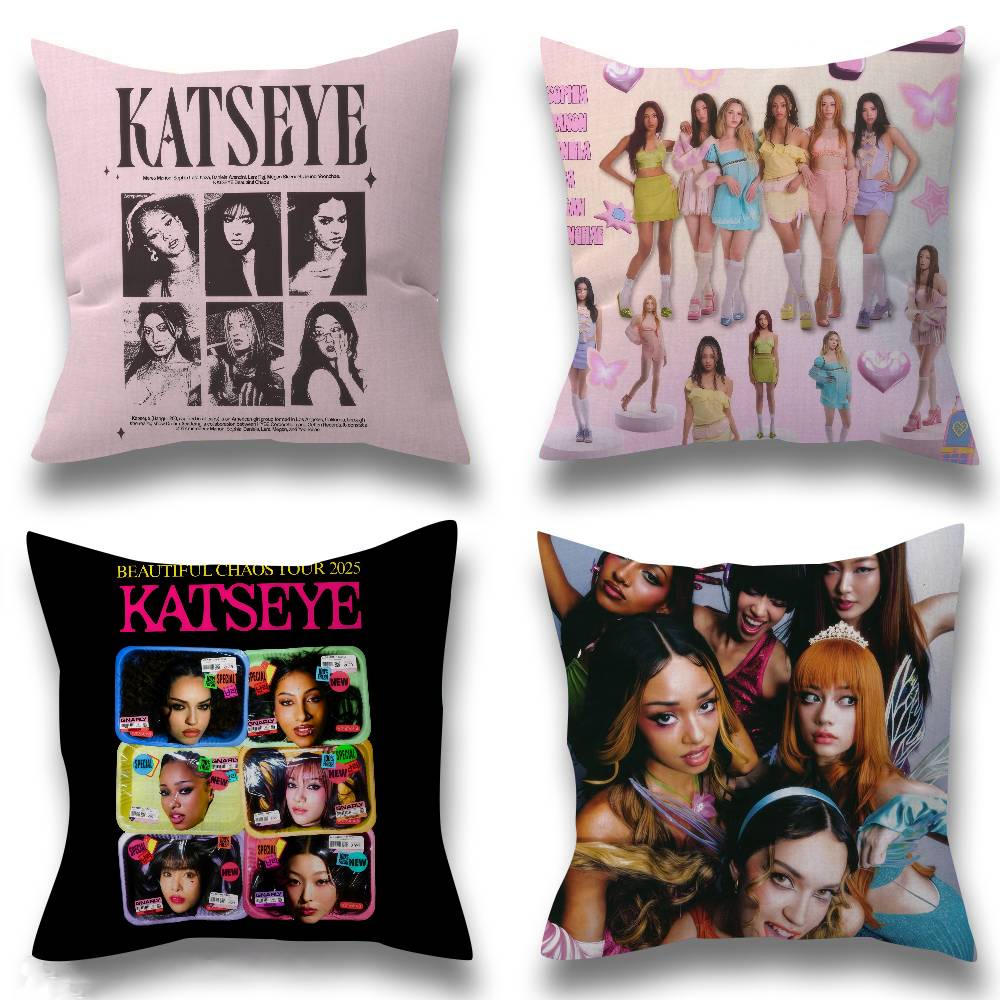 Home.Textiles Cushion - Kpop Hot Girl K-KATSEYE Kissenbezug für