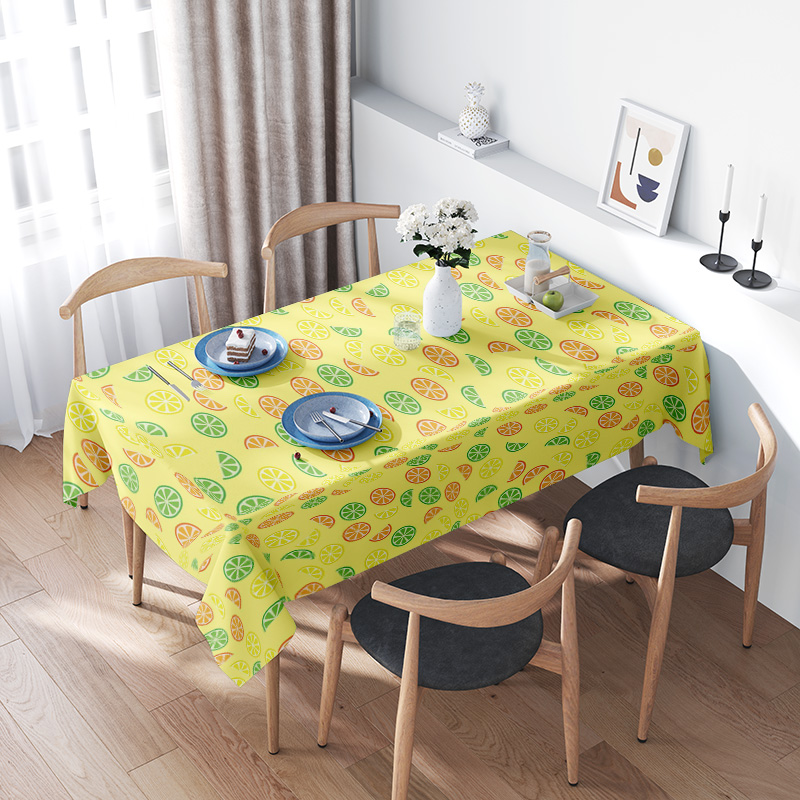 Your Home Textiles - Obstbedruckte Tischdecke: Eine lebendige Ergänzung für