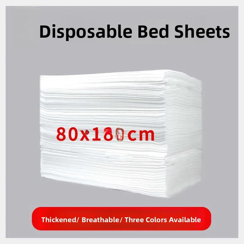 Mattress Protector Waterproof - 100 Stück Einweg-Bettlaken aus dickem Vliesstoff,