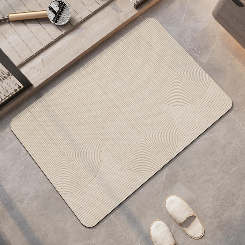 Home Textiles Europe - VIKAMA Diatomit-Badematte, schnell trocknend, super saugfähig,