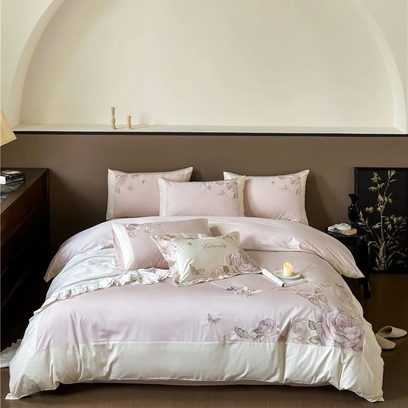 Home Textiles Premium - Premium ägyptische Baumwolle 4 Stück Bettwäsche