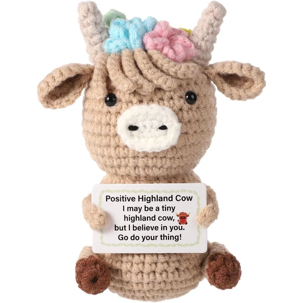 Gehäkelte emotionale Kuhpuppe, – Home Textiles Europe Bewertung und Preis