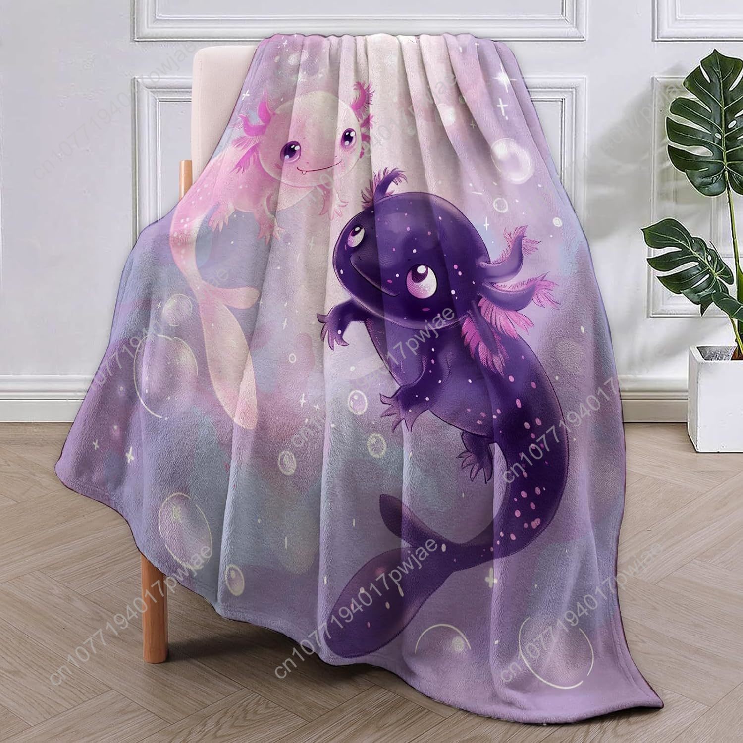 Axolotl-Decke, niedliche Axolo – Home Of Textiles Bewertung und Preis
