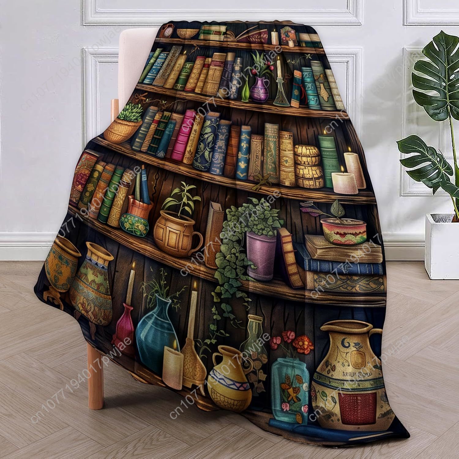 Vintage-Bücherregaldecke, Lese – Home Of Textiles Bewertung und Preis