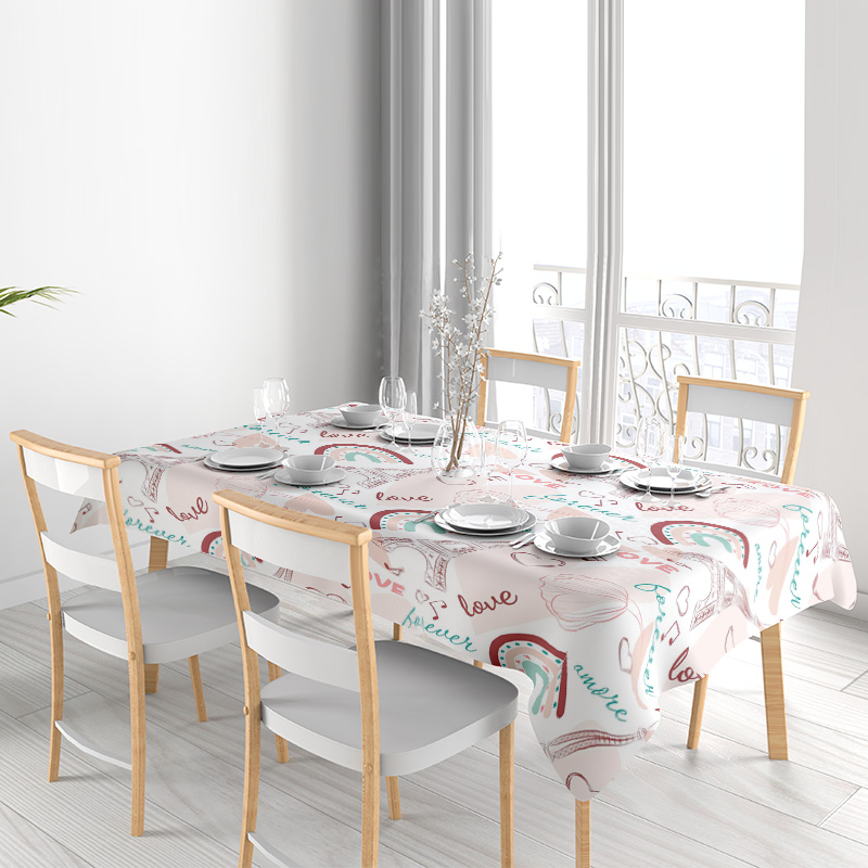 Mehrfarbige romantische Tischd – Your Home Textiles Bewertung und Preis