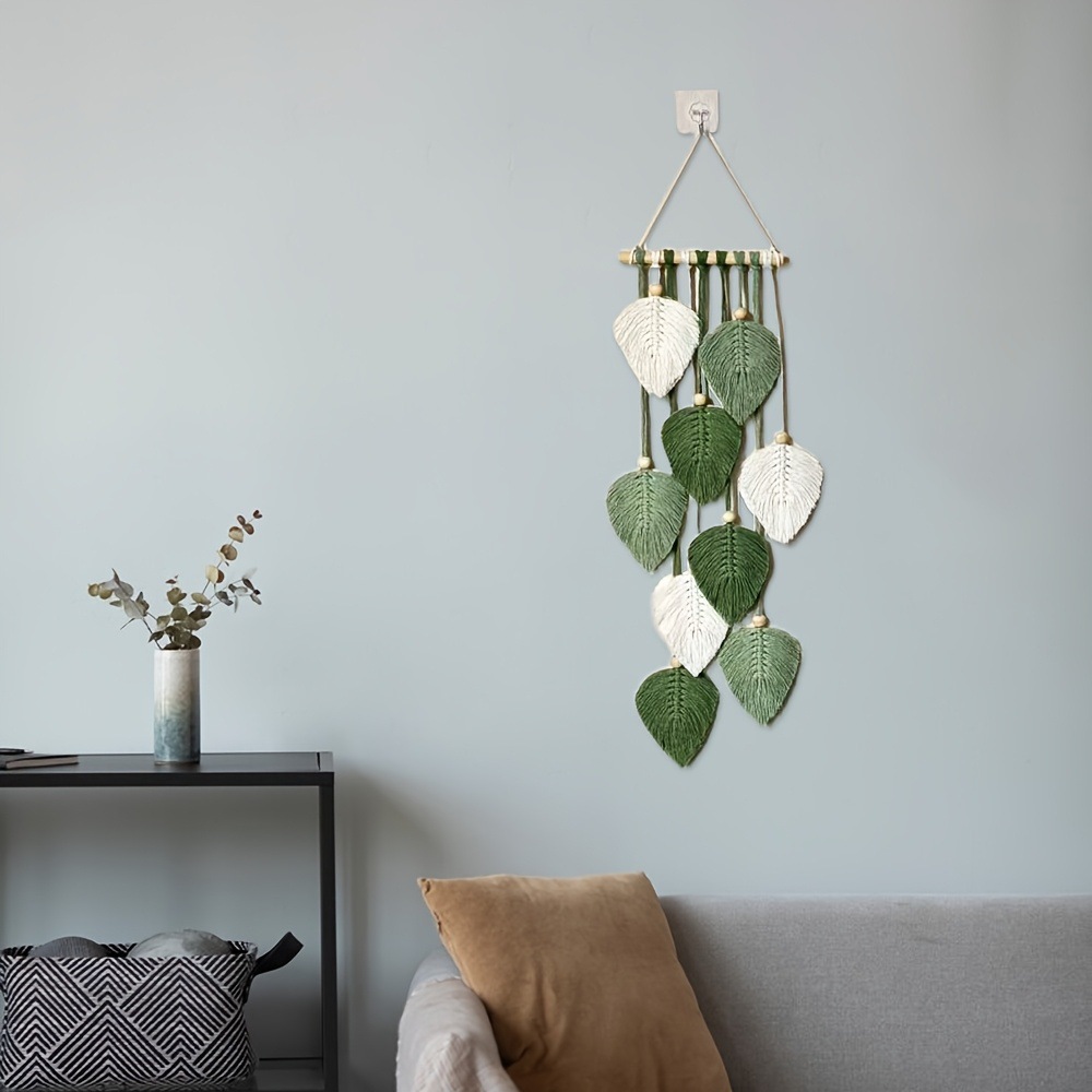Handgewebter Blatt-Wandbehang  – Home Textiles Europe Bewertung und Preis