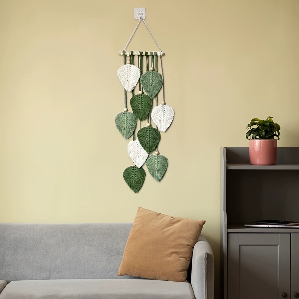 Handgewebter Blatt-Wandbehang  – Home Textiles Europe Bewertung und Preis