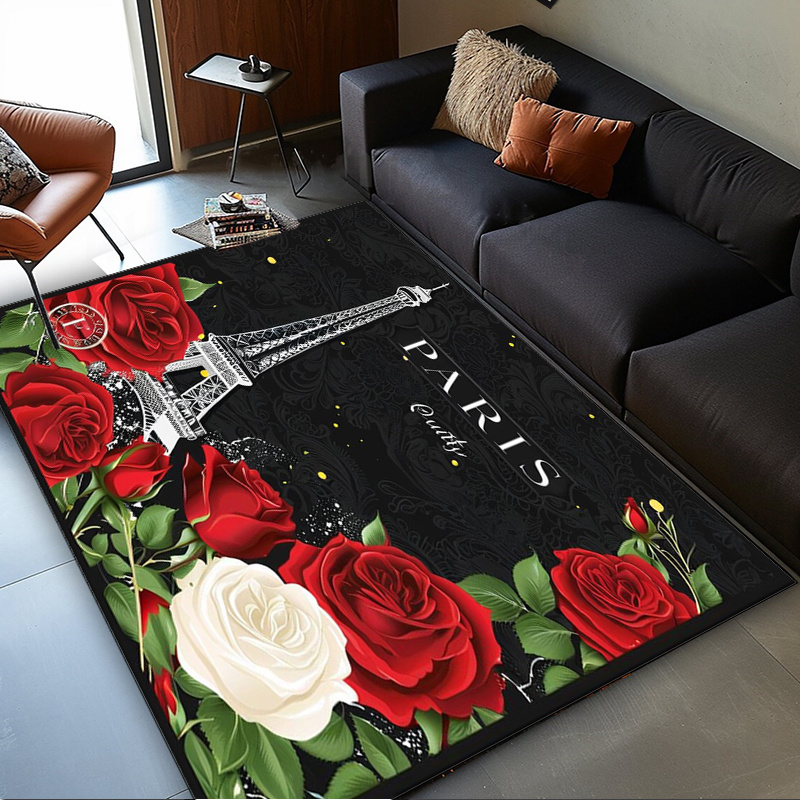 Romantischer Teppich mit Paris – Home Textiles Paris Bewertung und Preis