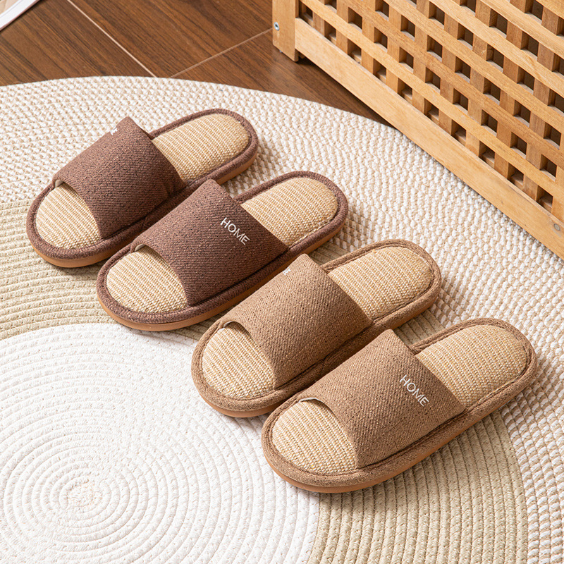 Leinen-Plateau-Hausschuhe für  – Home Textile Bewertung und Preis